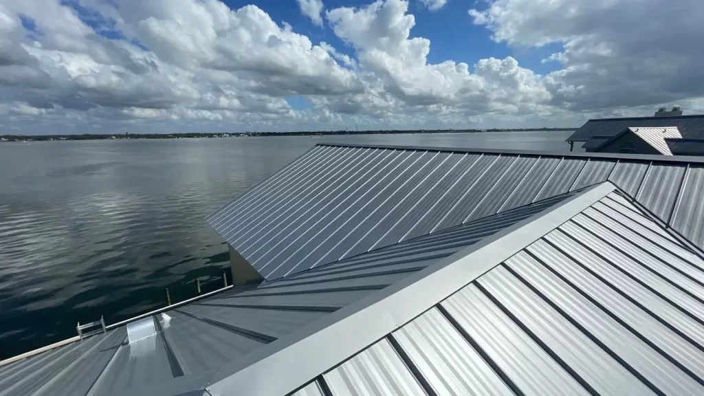 Boat House With new metal Roof in Clearwater